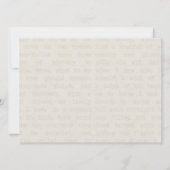 Vintages Foto Brautparty Einladung (Rückseite)