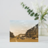 Vintages Foto Commonwealth St. Boston Postkarte (Stehend Vorderseite)