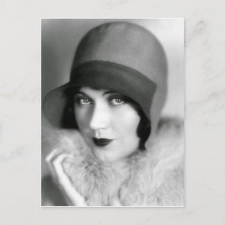 Vintages Foto der Flapper Fay Way Postkarte