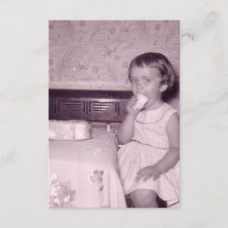 Vintages Foto der Geburtstags-Party Einladungen