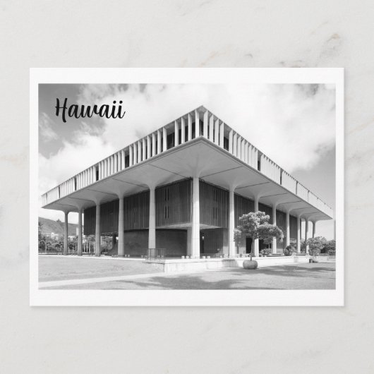 Vintages Foto der Hauptstadt des Hawaii-Staat Postkarte (Vorderseite)