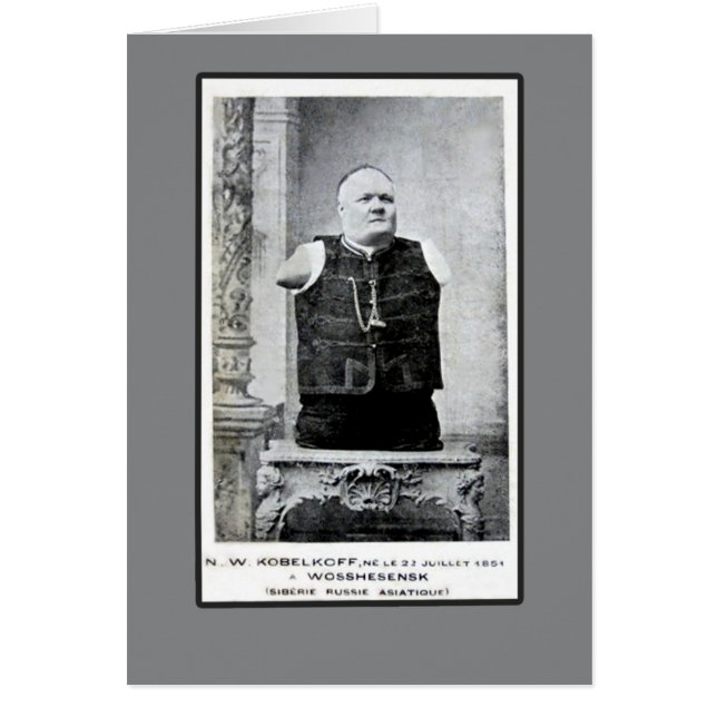 Vintages Foto des arsenlosen und unschuldigen Mann (Vorne)