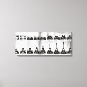 Vintages Foto Eiffelturm Leinwanddruck