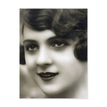 Vintages Foto "French Girl"