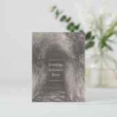 Vintages Foto für das benutzerdefinierte Halloween Postkarte (Stehend Vorderseite)