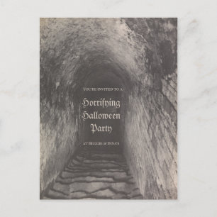 Vintages Foto für das benutzerdefinierte Halloween Postkarte