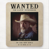 Vintages Foto Gewollt Poster Funny Vatertag Mousepad (Vorne)