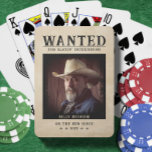 Vintages Foto Gewollt Poster Funny Vatertag Spielkarten<br><div class="desc">Retro,  Vintagen 1800er gewollt Poster lustige Vatertag Deck Spielkarten mit Foto. Personalisieren Sie es mit Ihrem eigenen Text und einem Foto Ihres Vaters.</div>