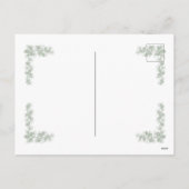 Vintages Foto Grüne Kiefernrahmen Weihnachten (Rückseite)