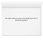 Vintages Foto - immer dem Hund die Schuld geben, (Innenansicht Horizontal (Unten))