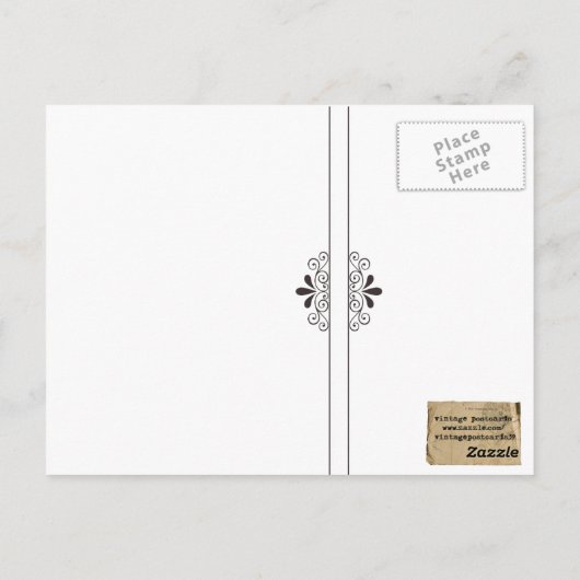 Vintages Foto Ladys Post Cards Postkarte (Rückseite)