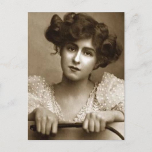 Vintages Foto Ladys Post Cards Postkarte (Vorderseite)