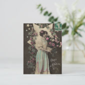 Vintages Foto Ladys Post Cards Postkarte (Stehend Vorderseite)