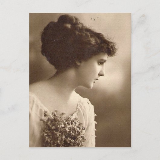 Vintages Foto Ladys Post Cards Postkarte (Vorderseite)