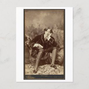 Vintages Foto Oscar Wilde Postard Postkarte