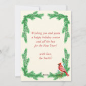 Vintages Foto Pinienbären Weihnachten (Rückseite)