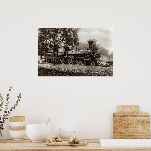 Vintages Foto Poster (Küche)