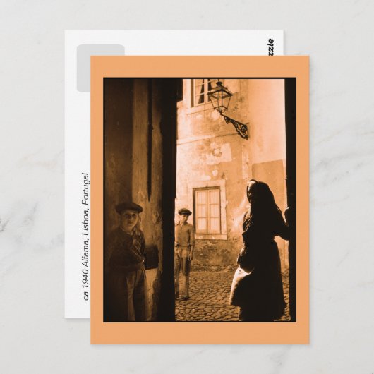 Vintages Foto Postkarte (Vorne/Hinten)