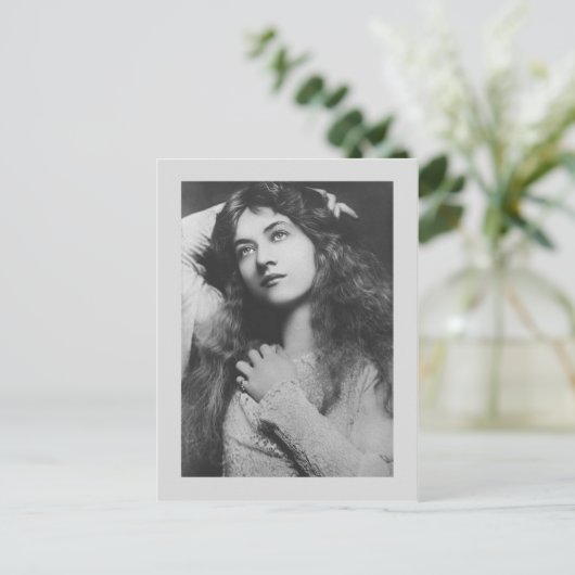 Vintages Foto Postkarte (Stehend Vorderseite)