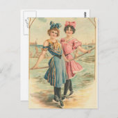 Vintages Foto Postkarte (Vorne/Hinten)