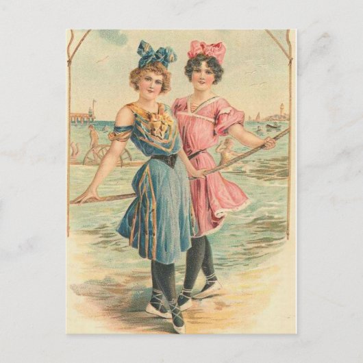 Vintages Foto Postkarte (Vorderseite)