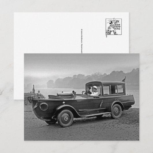 Vintages Foto Postkarte (Vorne/Hinten)