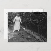 Vintages Foto Postkarte (Vorne/Hinten)