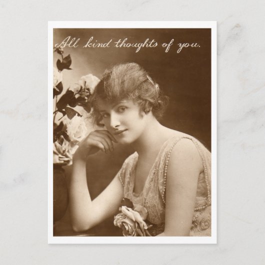 Vintages Foto Postkarte (Vorderseite)