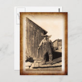 Vintages Foto Postkarte (Vorne/Hinten)