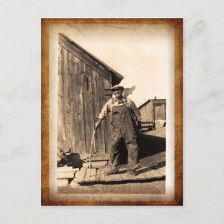 Vintages Foto Postkarte