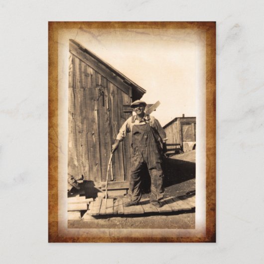 Vintages Foto Postkarte (Vorderseite)