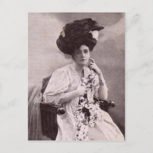 Vintages Foto Postkarte