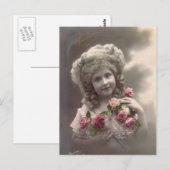 Vintages Foto Postkarte (Vorne/Hinten)