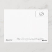 Vintages Foto Postkarte (Rückseite)