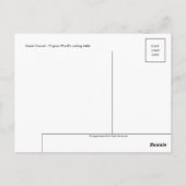 Vintages Foto Postkarte (Rückseite)