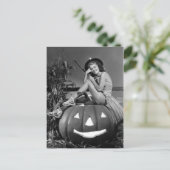 Vintages Foto Postkarte (Stehend Vorderseite)