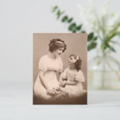 Vintages Foto Postkarte (Stehend Vorderseite)