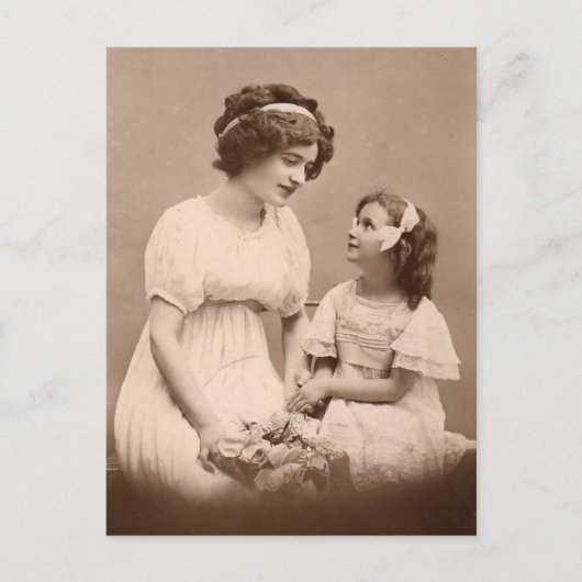 Vintages Foto Postkarte (Vorderseite)