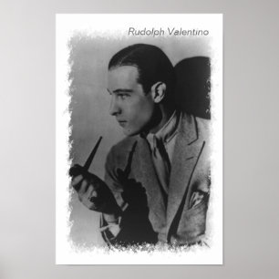 Vintages Foto Rudolphs Valentino Poster
