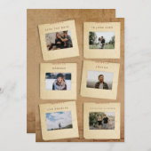 Vintages Foto Save The Date (Vorne/Hinten)