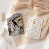 Vintages Foto Save the Date Einladung