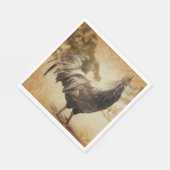 Vintages Foto Serviette (Ecke)