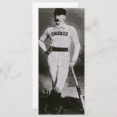 Vintages Foto, Sports Chicago Baseball Player (Vorne/Hinten)