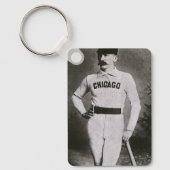 Vintages Foto, Sports Chicago Baseball Player Schlüsselanhänger (Vorderseite)