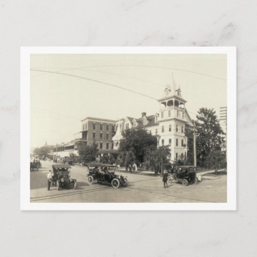 Vintages Foto St. Petersburg Florida Postkarte (Vorderseite)