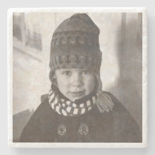 Vintages Foto Steinuntersetzer