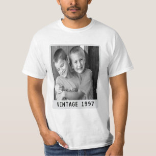Vintages Foto und Jahr Nostalgie T-Shirt