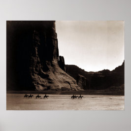Vintages Foto von Canyon de Chelly Poster