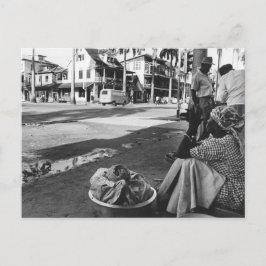 Vintages Foto von Paramaribo Suriname Postkarte