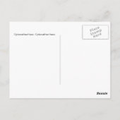 Vintages Foto von Schulmädchen Postkarte (Rückseite)